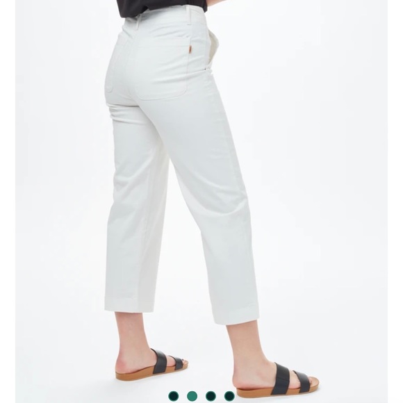 Tentree Twill Cropped Wide Leg Pant - Picture 2 of 4